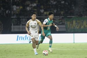 Hasil HT Persebaya Vs Dewa United: Kuipers Dikartu Merah, Ketat 1-1