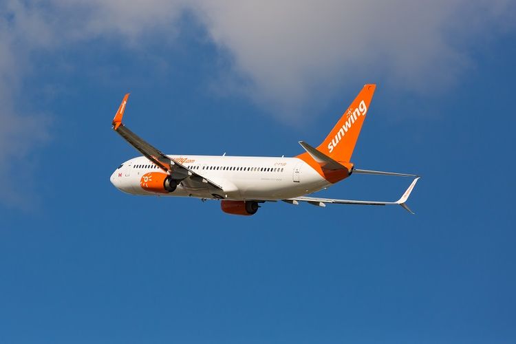 Maskapai penerbangan Sunwing.