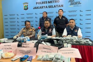2 Penjual Obat Daftar G Ditangkap Polisi di Jagakarsa, 28.243 Butir Obat Disita