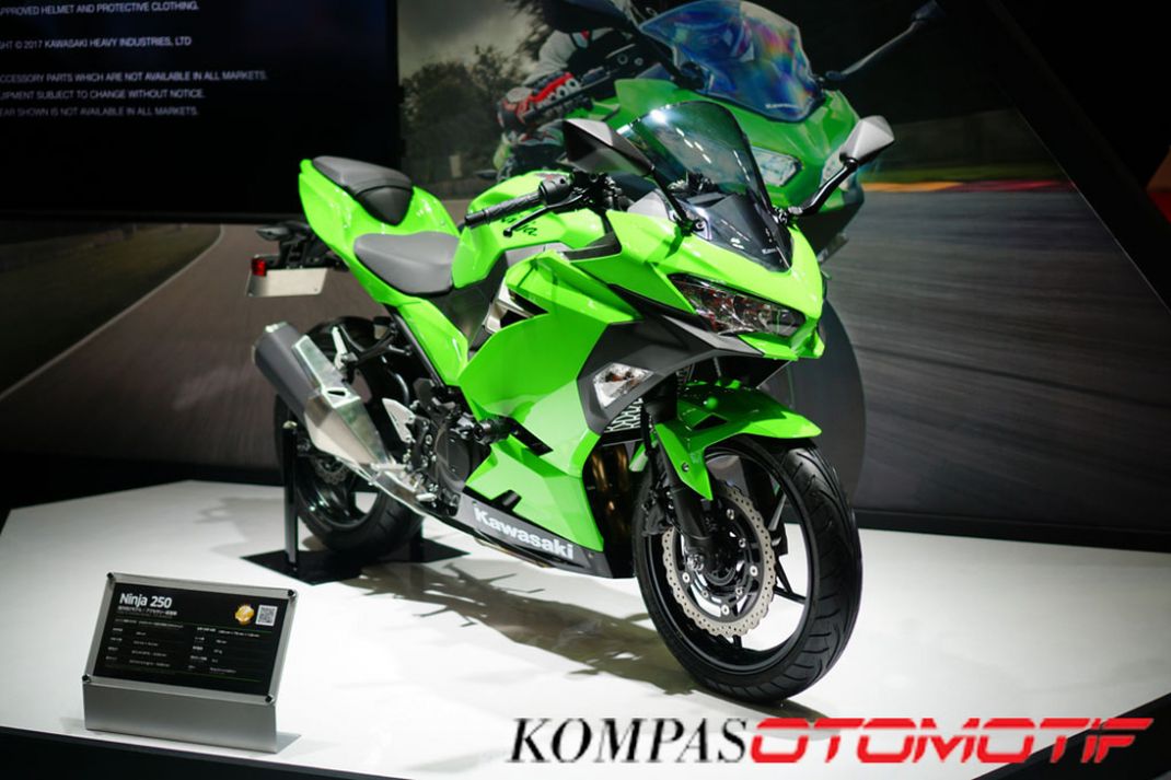 Kawasaki menghadirkan pembaruan dari Ninja 250 pada ajang Tokyo Motor Show 2017. 