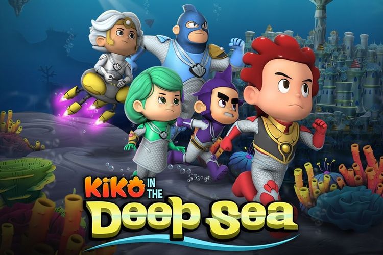 Poster film animasi Kiko in the Deep Sea 