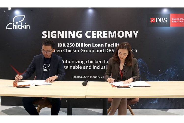 Bank DBS Indonesia memberikan pinjaman senilai Rp 250 miliar kepada Chickin. 