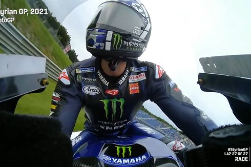 Video Bukti Vinales Geber Motor Yamaha YZR-M1 Secara Tidak Normal