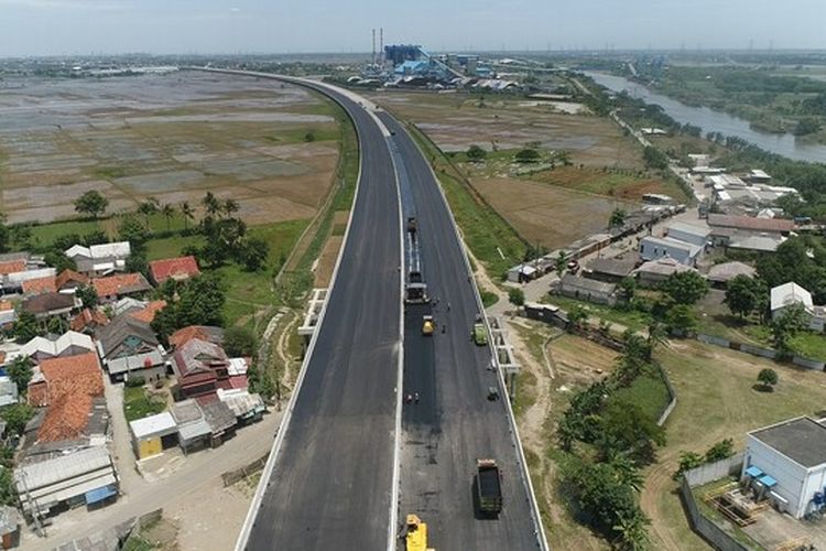 Tiga seksi Tol Cibitung-Cilincing yang sedang dalam konstruksi ditargetkan tuntas seluruhnya tahun 2022.