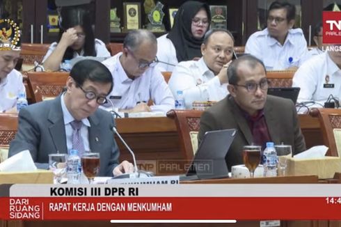 Saat Wamenkumham Diusir dari Rapat DPR, Yasonna Pasang Badan, dan Penegasan KPK Tak Ralat Status Tersangka 