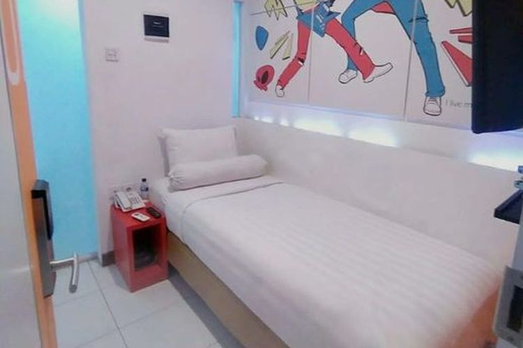 Penampakan kamar di Front One Cabin Setia Budi.