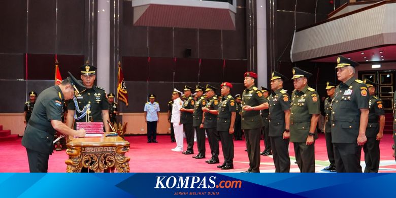 97 Perwira Tinggi TNI Naik Pangkat, Ini Daftarnya