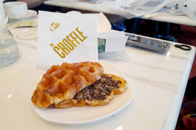 Cinema XXI merilis dua macam varian croffle gurih seharga Rp 55.000 pada Sabtu (15/7/2023).