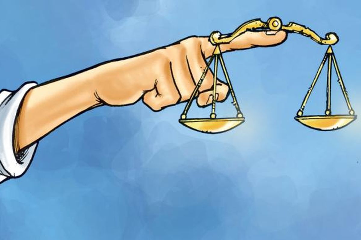 Illustration of the legal process