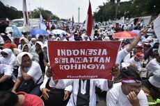 Aksi Bela Rohingya di Monas Bubarkan Diri dengan Tertib