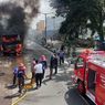 Bus Jurusan Siantar-Medan Terbakar Saat Sedang Parkir di Tepi Jalan