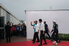 Jokowi Tiba di Sirkuit Formula E Ancol, Bakal Grid Walk