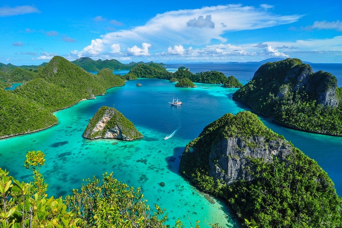  Ilustrasi destinasi wisata Raja Ampat 