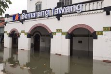 Stasiun Semarang Tawang Masih Banjir, Belum Bisa Layani Penumpang