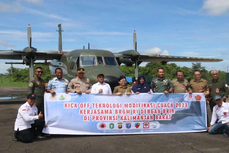 Persiapan pelaksanaan kegiatan TMC di Provinsi Kalimantan Barat pada tanggal 28 Juni 2023-9 Juli 2023.