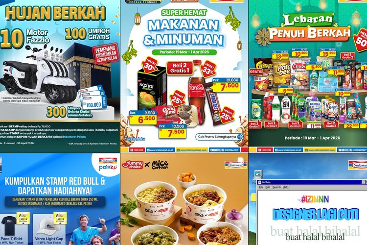 Promo Indomaret Hari Ini 24 Maret 2026, Harga Khusus Member Diskon 40 Persen