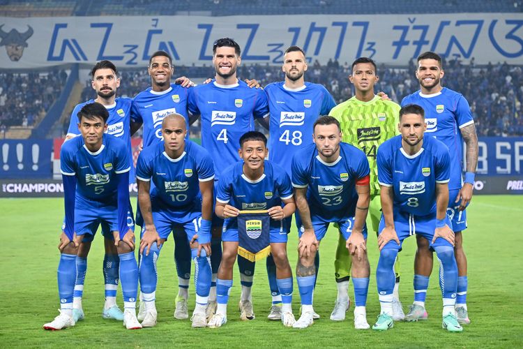 Starting Persib Bandung vs Manila Digger FC dalam pertandingan play off AFC Champions League Two (ACL 2) 2025-2026 di Stadion Gelora Bandung Lautan Api (GBLA), Rabu (13/8/2025).