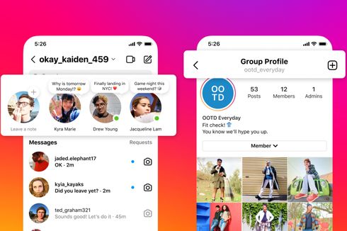 Instagram Notes Diumumkan, Fitur Update Status 60 Karakter