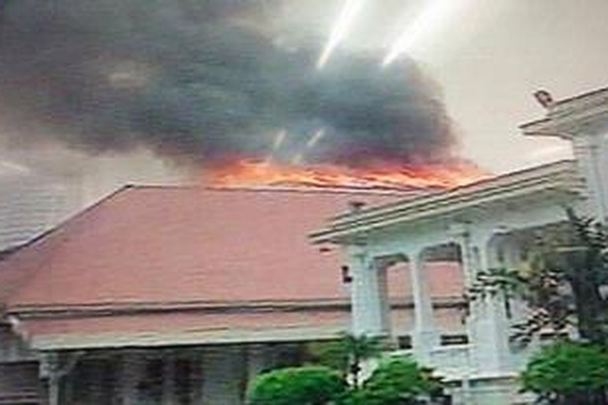 Kebakaran Sekretariat Negara, Kamis (21/3/2013)