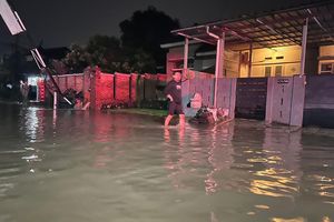 Perumahan di Bogor Banjir hingga 80 Cm, Sekuriti: Langsung Naik, Naik, Naik Airnya