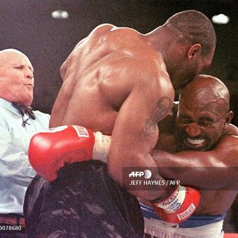 Mike Tyson vs Evander Holyfield, 28 Juni 1997. 