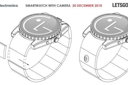 LG Patenkan Smartwatch Berkamera