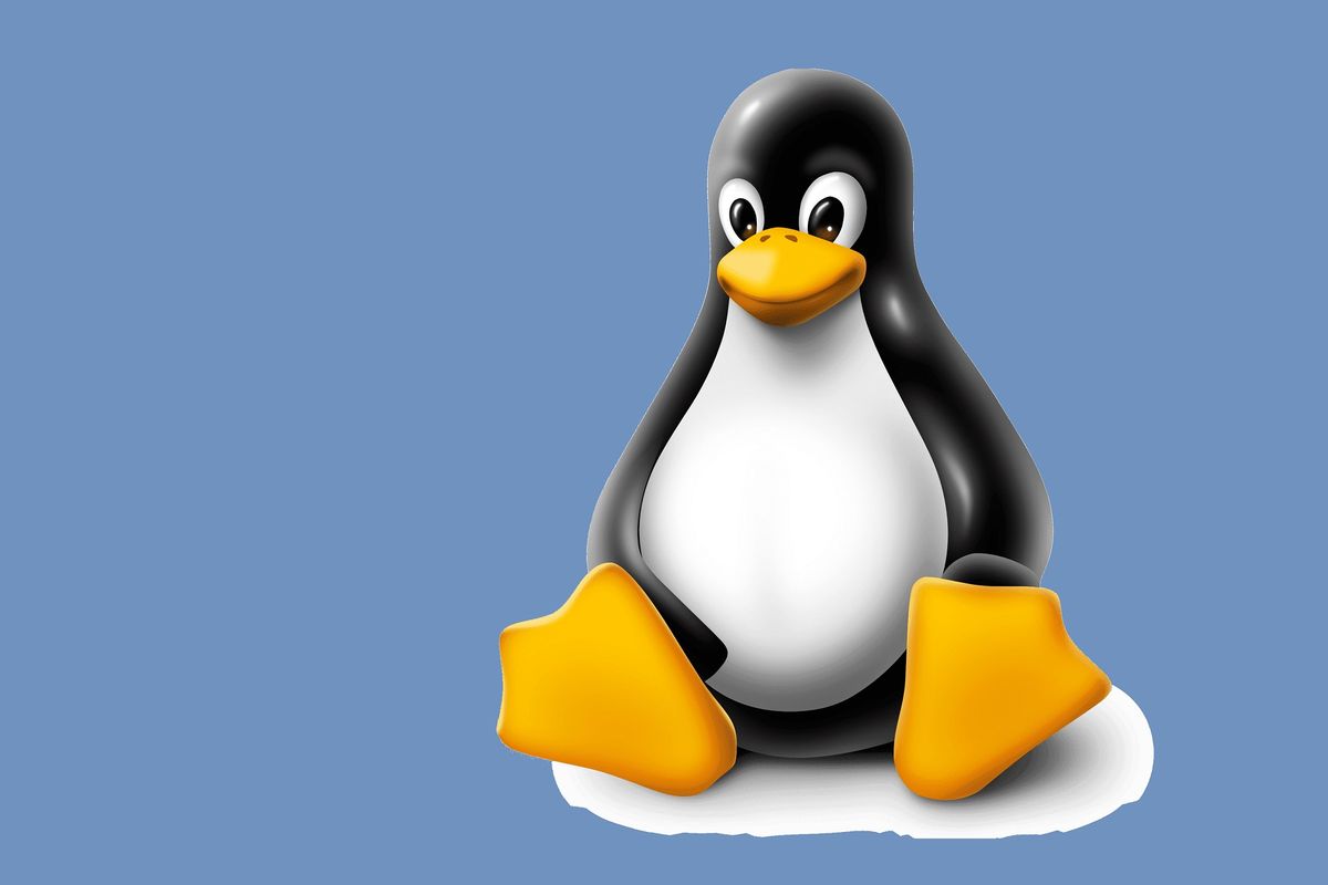 Ilustrasi logo Linux