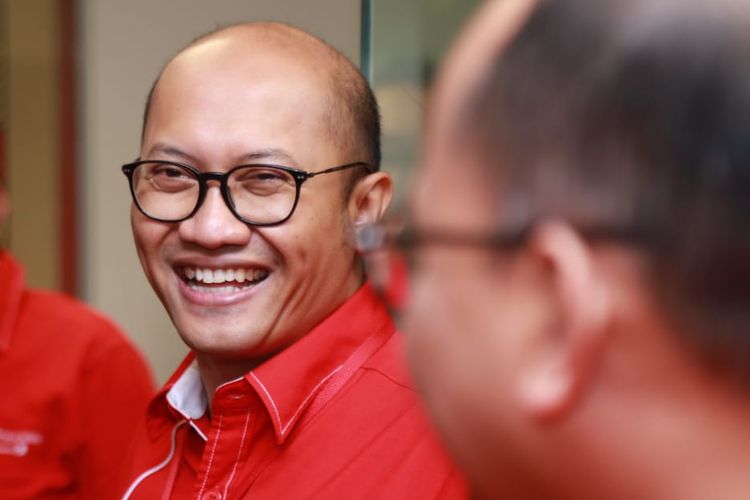 Direktur Utama Telkomsel Setyanto Hantoro.