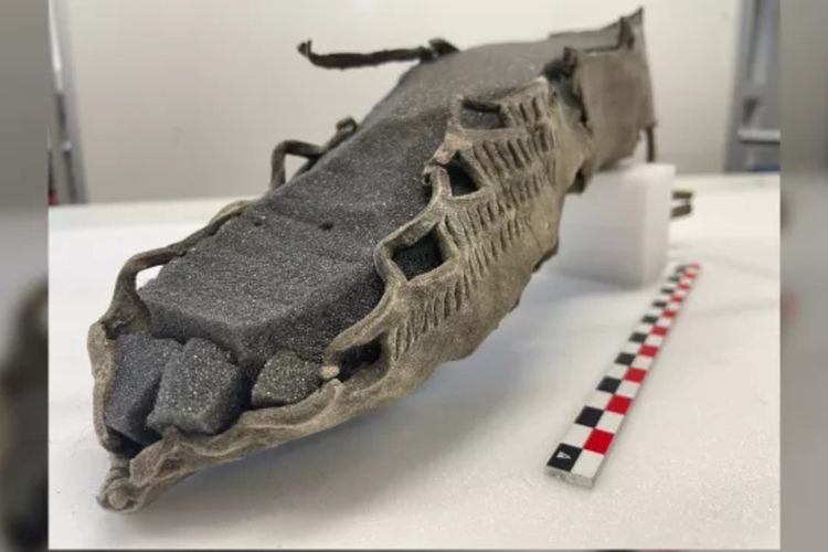 Sandal berusia 1.700 ditemukan di pegunungan es di Norwegia.
