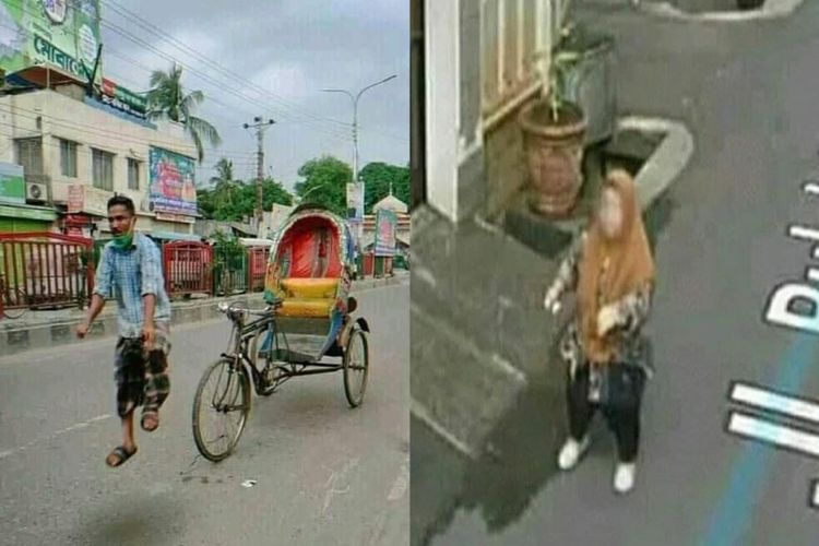 ilustrasi momen unik dan lucu di Google Street View