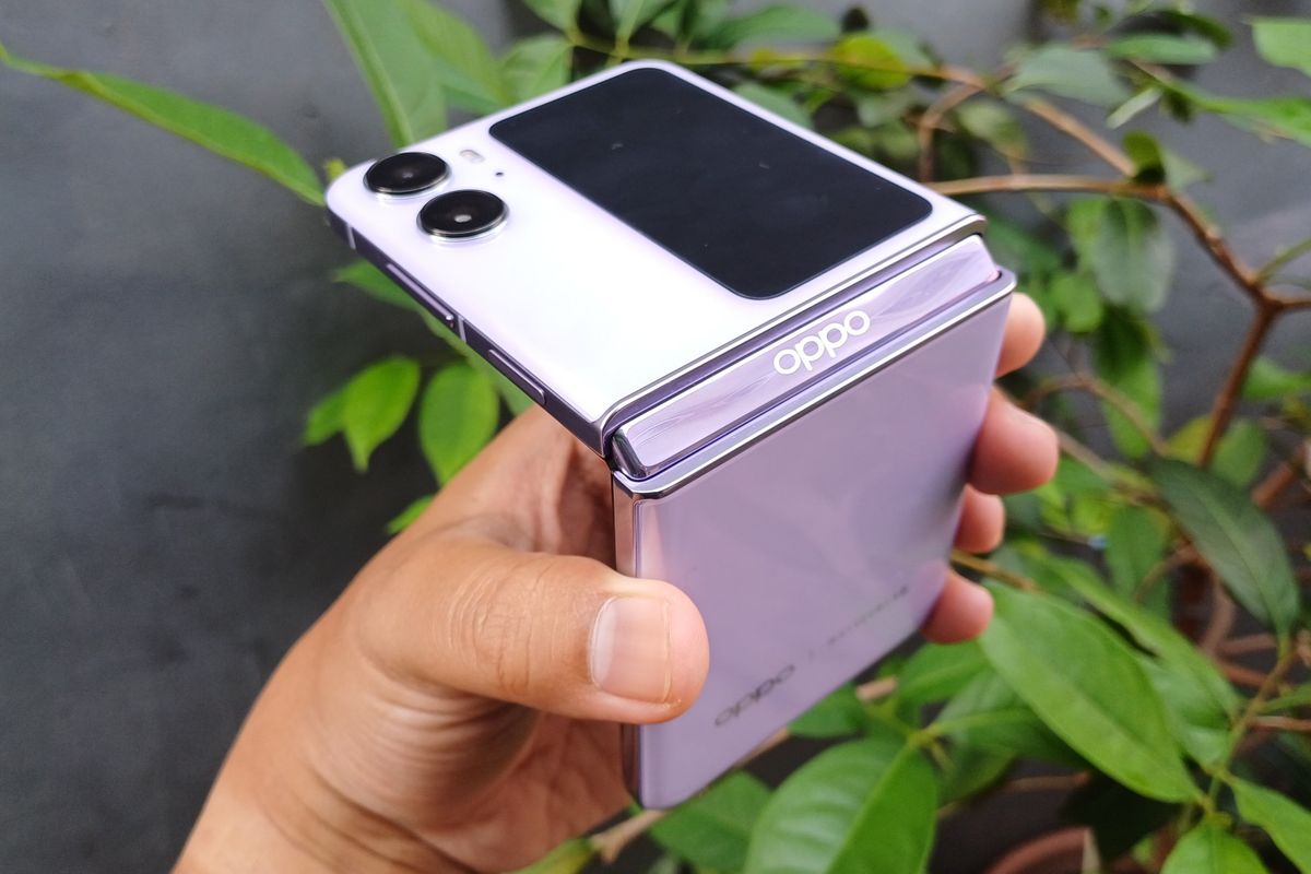 Ilustrasi engsel Oppo FInd N2 Flip.