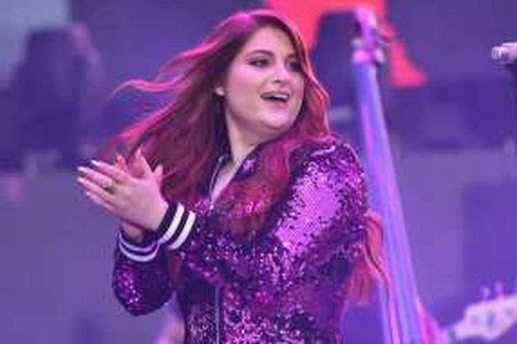 Penyanyi Meghan Trainor tampil dalam acara Wango Tango 2016 di StubHub Center di Carson, California, pada 14 Mei 2016. 

