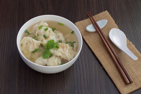 Resep Sup Wonton Udang Ayam, Kuahnya Hangat Pakai Jahe