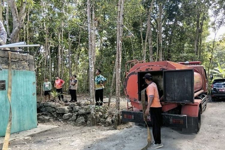 1.387 Warga Bantul Terdampak Kekeringan, BPBD Salurkan 110.000 Liter Air Bersih