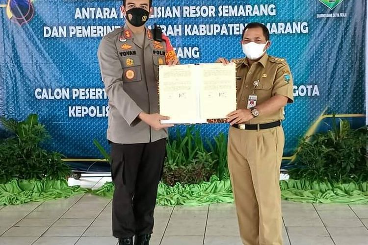 Polres Semarang menjalin kerjasama dengan Pemkab Semarang untuk mendapatkan pendaftar Polri yang berkualitas.