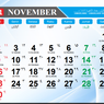 Kalender November 2025: Ada Berapa Libur Tanggal Merah? Cek Jadwal di Bulan Ini 