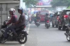 Hindari Razia, Pengendara Motor Nyaris Bertabrakan