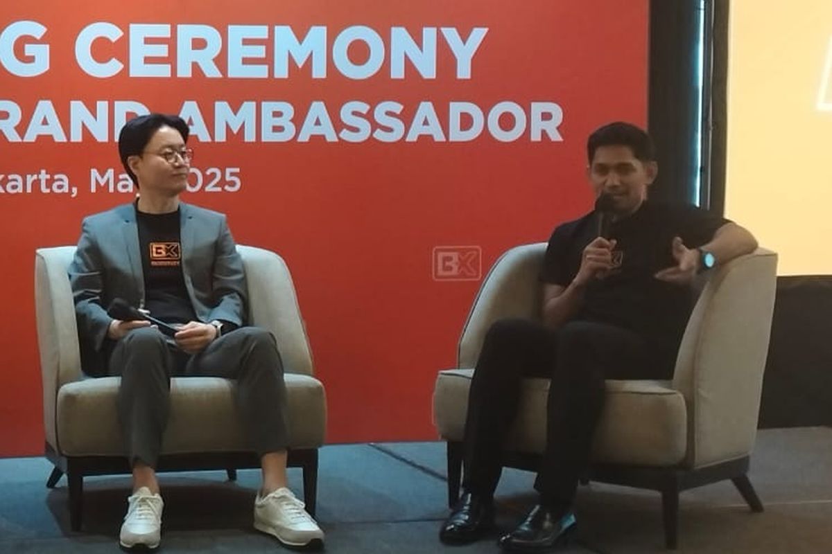 Ibnu Jamil saat ditunjuk sebagai brand ambassador Bodimax 