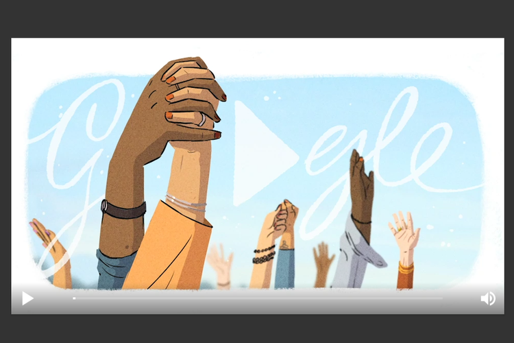 Video Google Doodle dalam memperingati Hari Perempuan Internasional 2021.