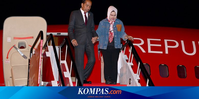 Jokowi Tiba di Balikpapan Jelang Upacara HUT RI di IKN