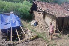 Lubang Raksasa Muncul di Halaman Rumah yang Dihuni Lansia Sendirian di Kulon Progo