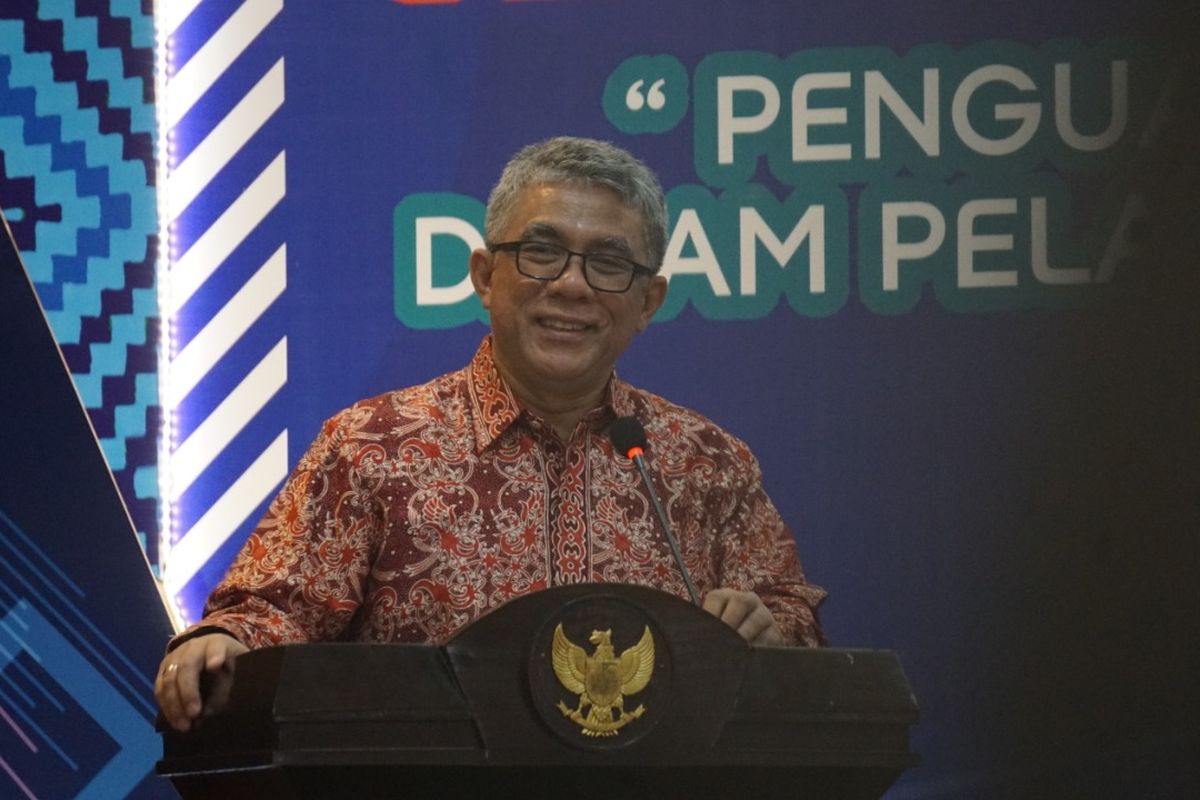 Sekretaris Jenderal Kemenkes RI drg Oscar Primadi dalam Rapat Kerja Kesehatan Daerah (Rakerkesda) Kalimantan Barat, Pontianak, Kamis (28/3/2019).