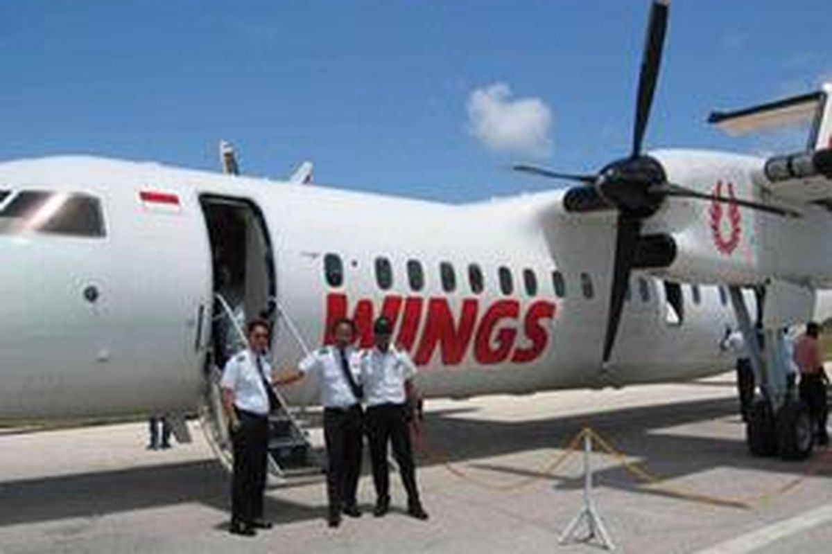 Salah satu pesawat Wings Air.