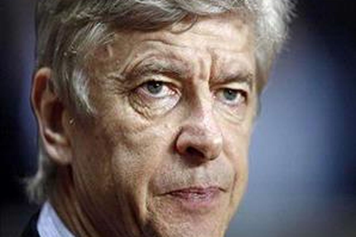 Pelatih Arsenal, Arsene Wenger.