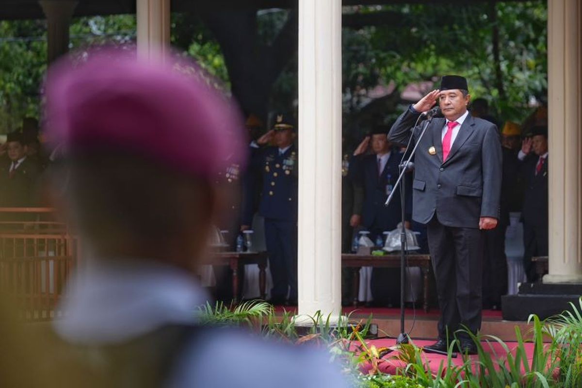 Peringatan Hari Korban 40 Ribu Jiwa ini dipimpin langsung Penjabat (Pj) Gubernur Sulsel, Bahtiar Baharuddin, Senin (11/12/2023).