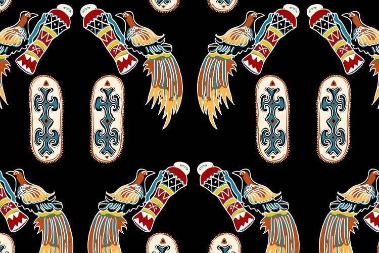 Salah satu motif batik Papua yang paling terkenal adalah motif cenderawasih. 