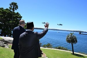 Prabowo Temui PM Albanese Usai Tiba di Australia, Langsung Pertemuan Tertutup