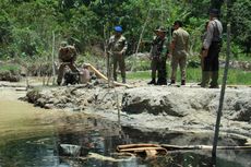 Aparat Gabungan Tertibkan Tambang Ilegal di Singkawang