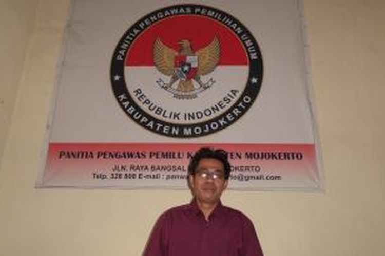 Ketua Panwaslu Mojokerto Miskanto.