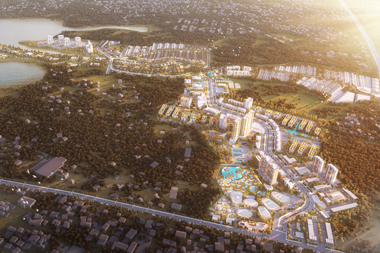 Shila at Sawangan akan menjadi pusat perumahan dan kawasan komersial baru di selatan Jakarta.